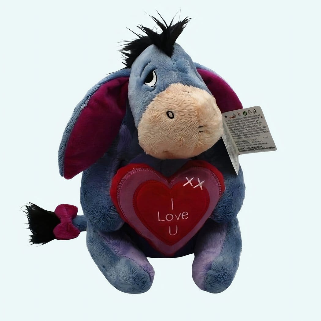 Knuffel Disney Bourriquet I Love You Voor Valentijn De Knuffel