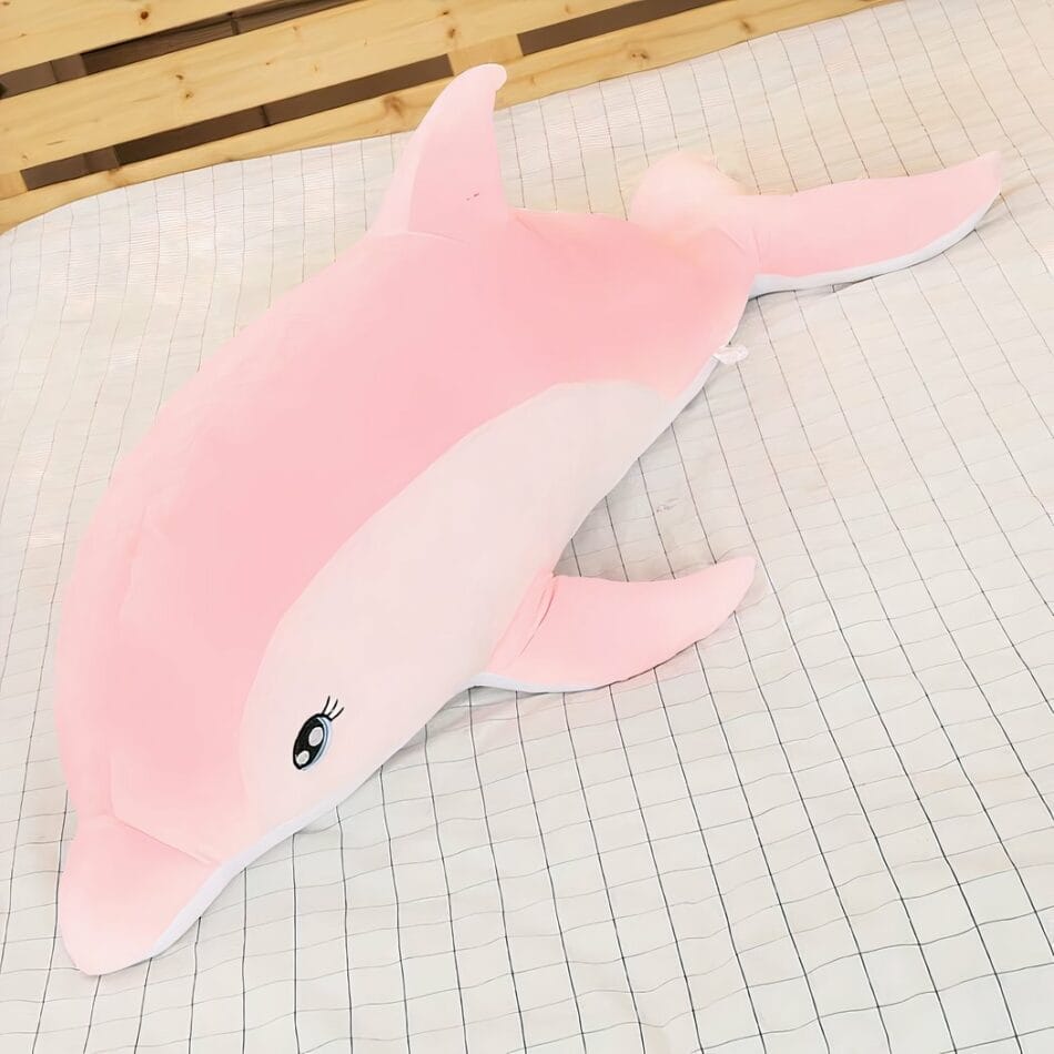 Knuffel Dolfijn Voor Meisjes Zachte Zeevriend In Twee Kleuren De Knuffel
