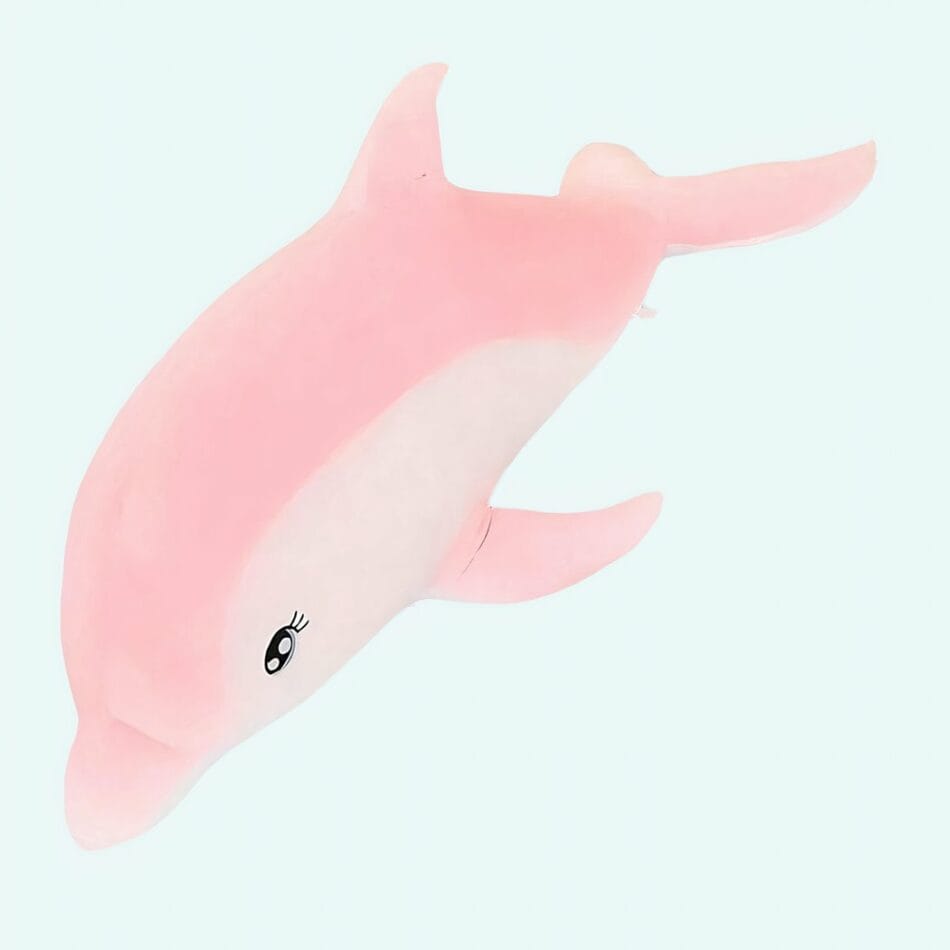 Knuffel Dolfijn Voor Meisjes Zachte Zeevriend In Twee Kleuren De Knuffel