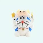 Knuffel Doraemon Verkleed Als Koe Met Zachte Vacht En Speels Ontwerp De Knuffel