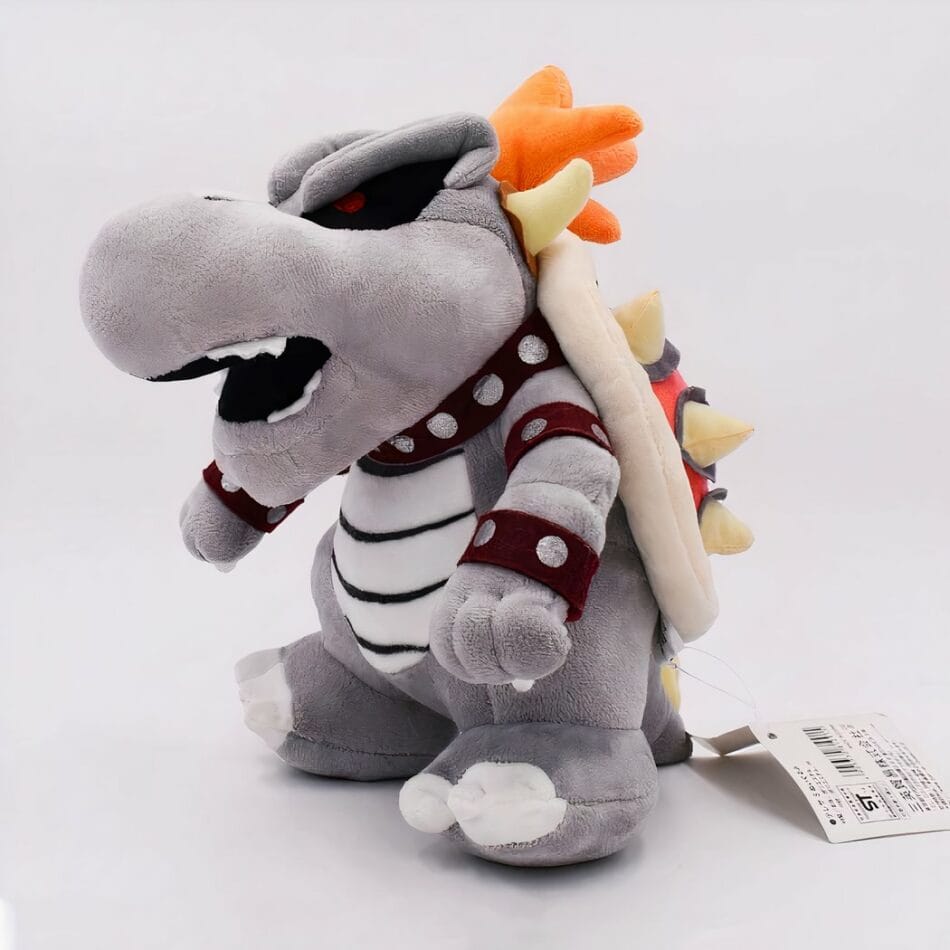 Knuffel Draak Bowser Geïnspireerd Met Schild En Stekels De Knuffel