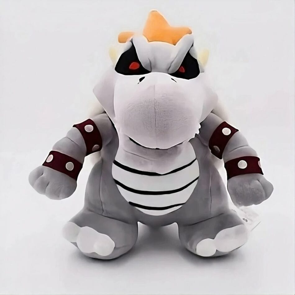 Knuffel Draak Bowser Geïnspireerd Met Schild En Stekels De Knuffel
