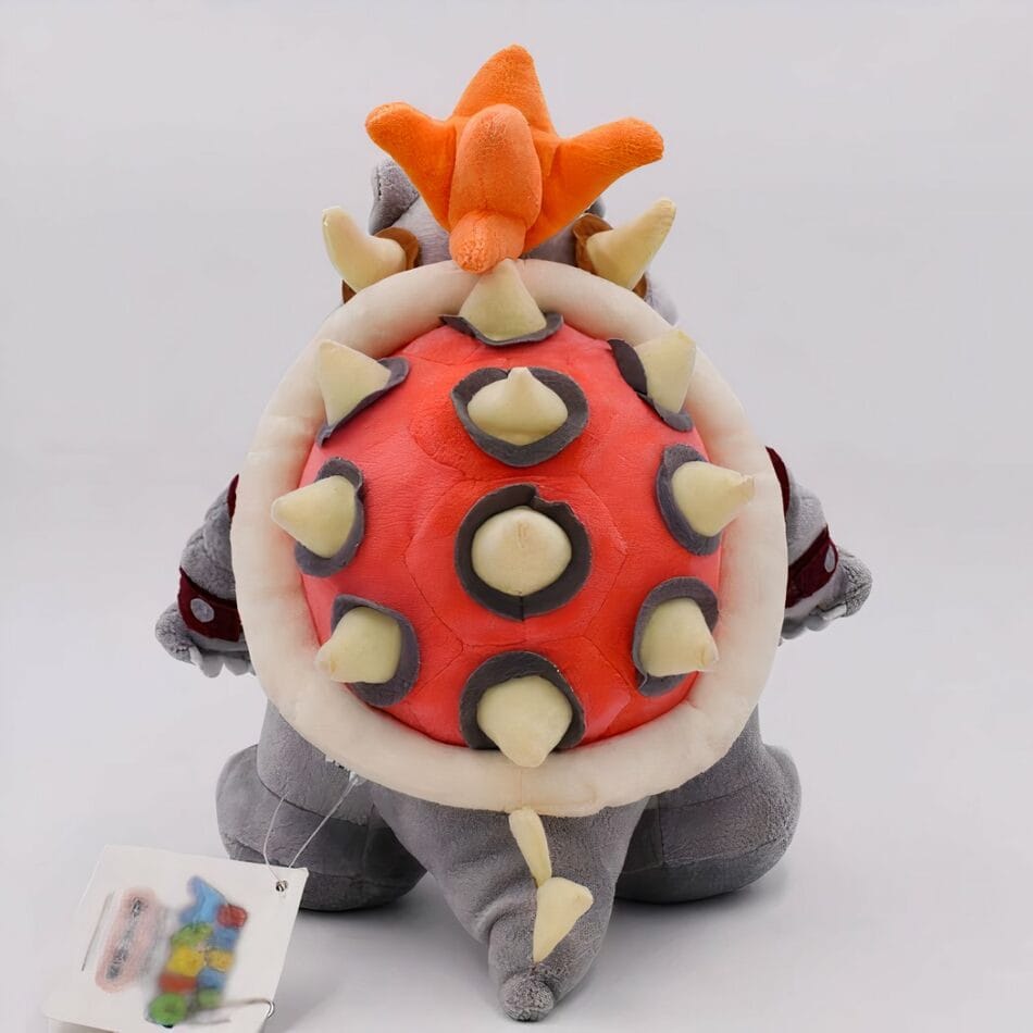 Knuffel Draak Bowser Geïnspireerd Met Schild En Stekels De Knuffel