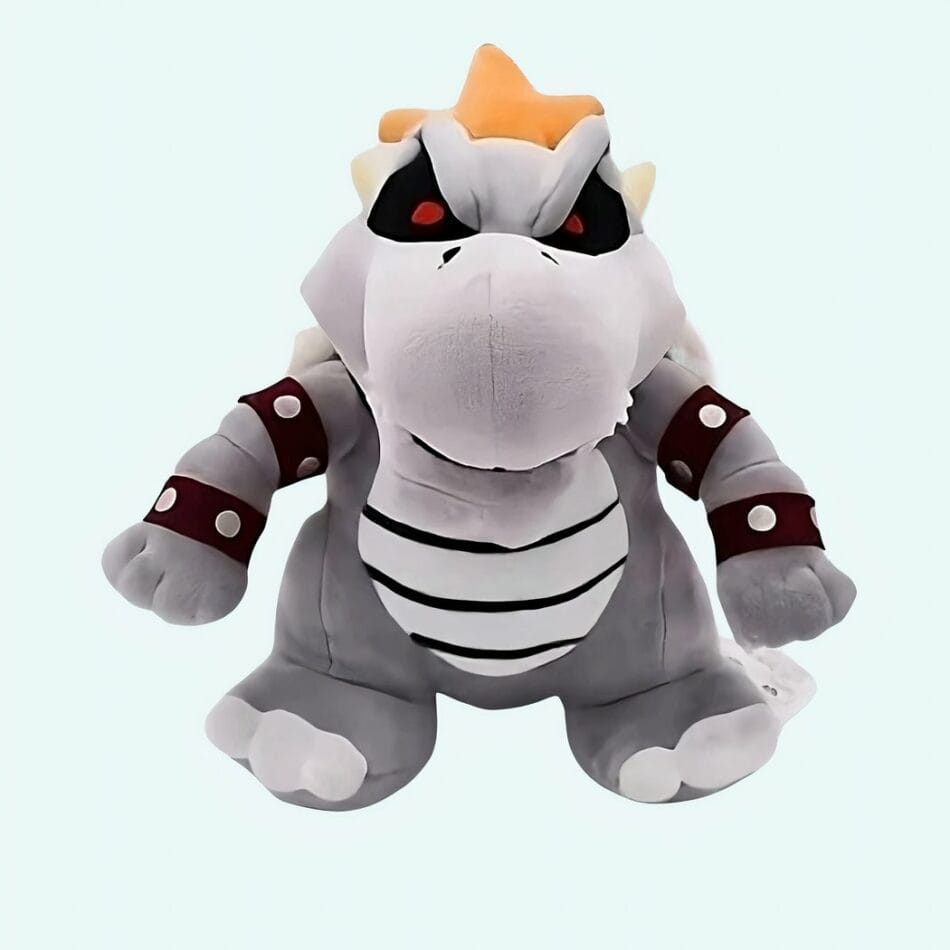 Knuffel Draak Bowser Geïnspireerd Met Schild En Stekels De Knuffel