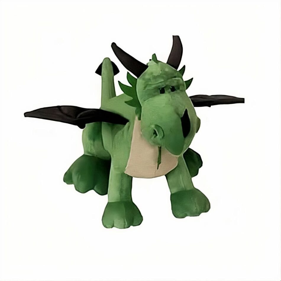 Knuffel Draak Groen Zacht Fantasievol Gezelschap De Knuffel