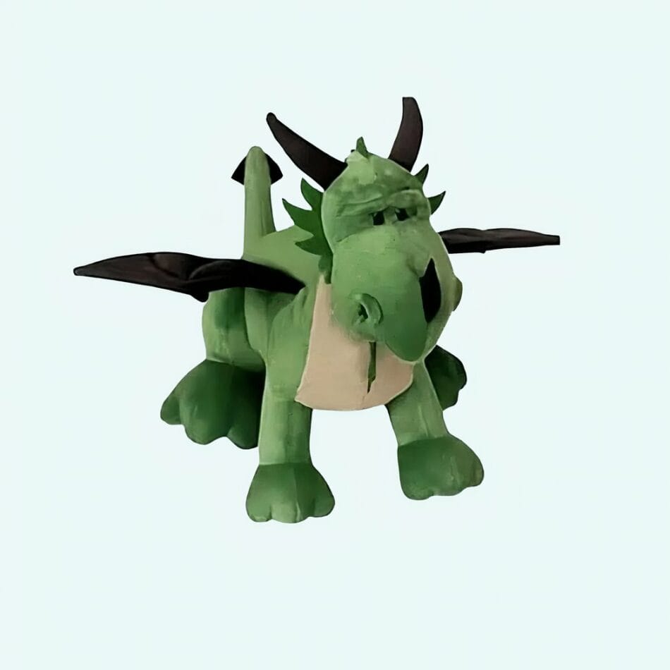 Knuffel Draak Groen Zacht Fantasievol Gezelschap De Knuffel