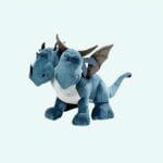 Knuffel Draak Met Twee Hoofden Zachte Monochrome Pluche De Knuffel