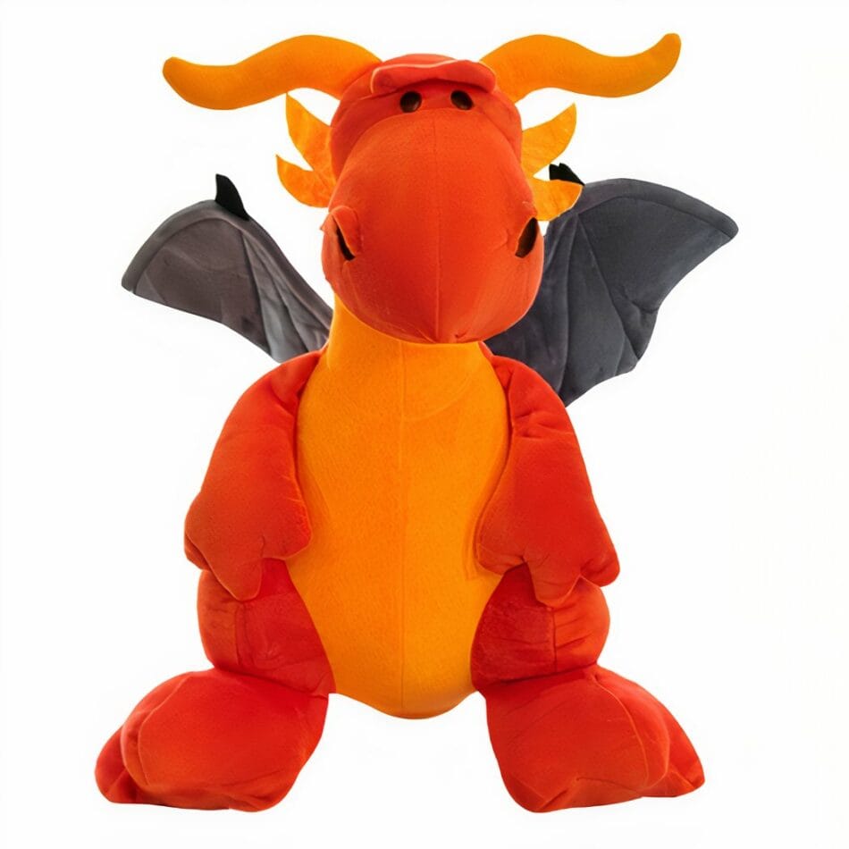 Knuffel Draak Oranje Compacte Knuffelvriend Voor Bedtijd De Knuffel