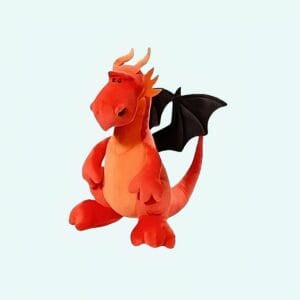 Knuffel Draak Oranje Compacte Knuffelvriend Voor Bedtijd De Knuffel