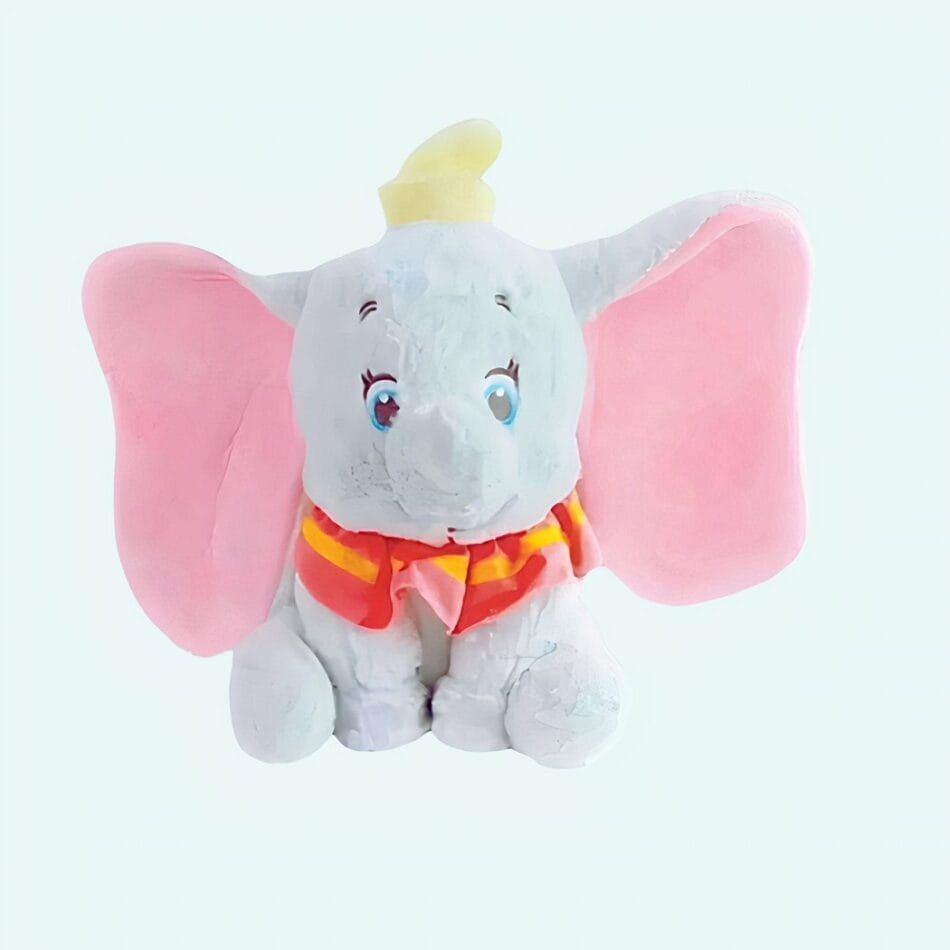 Knuffel Dumbo Grijs Zacht Pluche Met Grote Oren De Knuffel