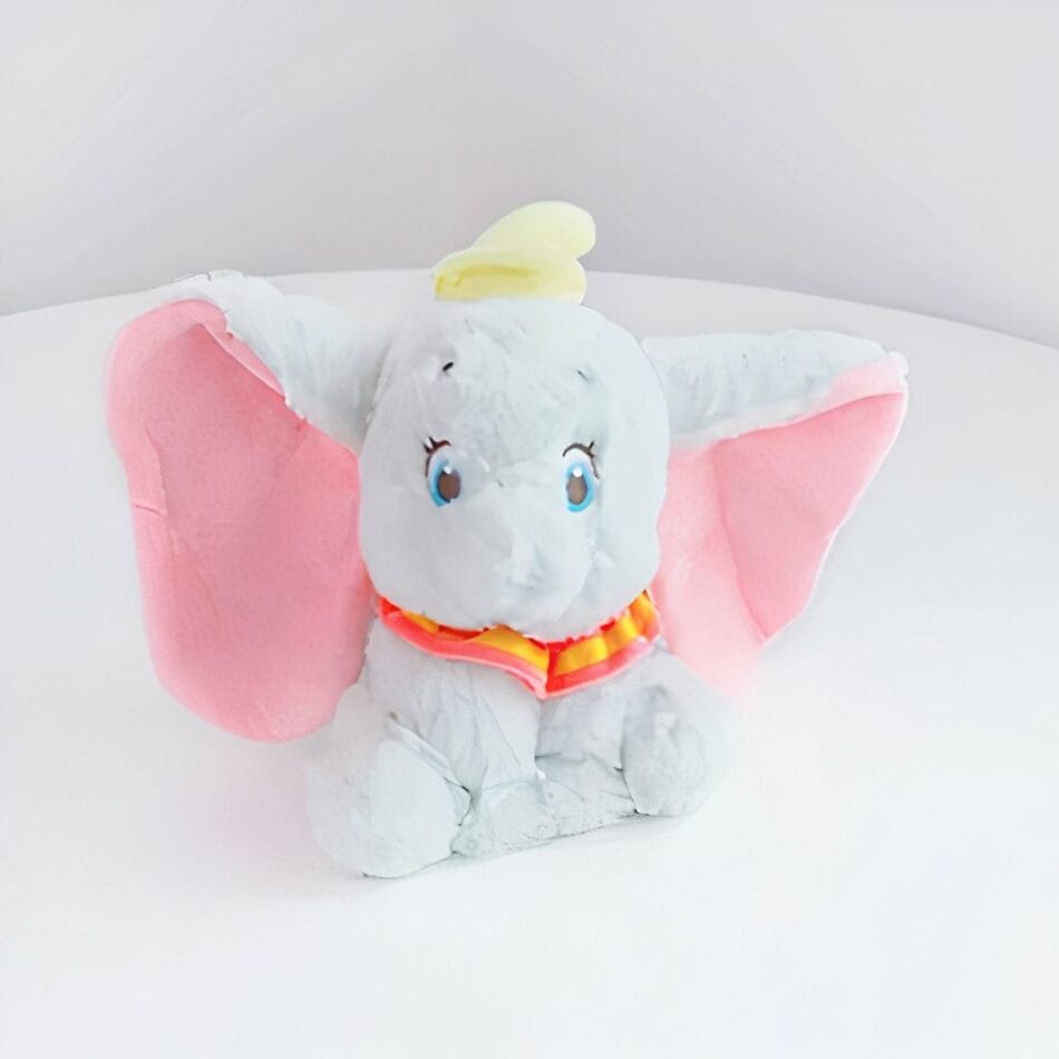 Knuffel Dumbo Grijs Zacht Pluche Met Grote Oren De Knuffel
