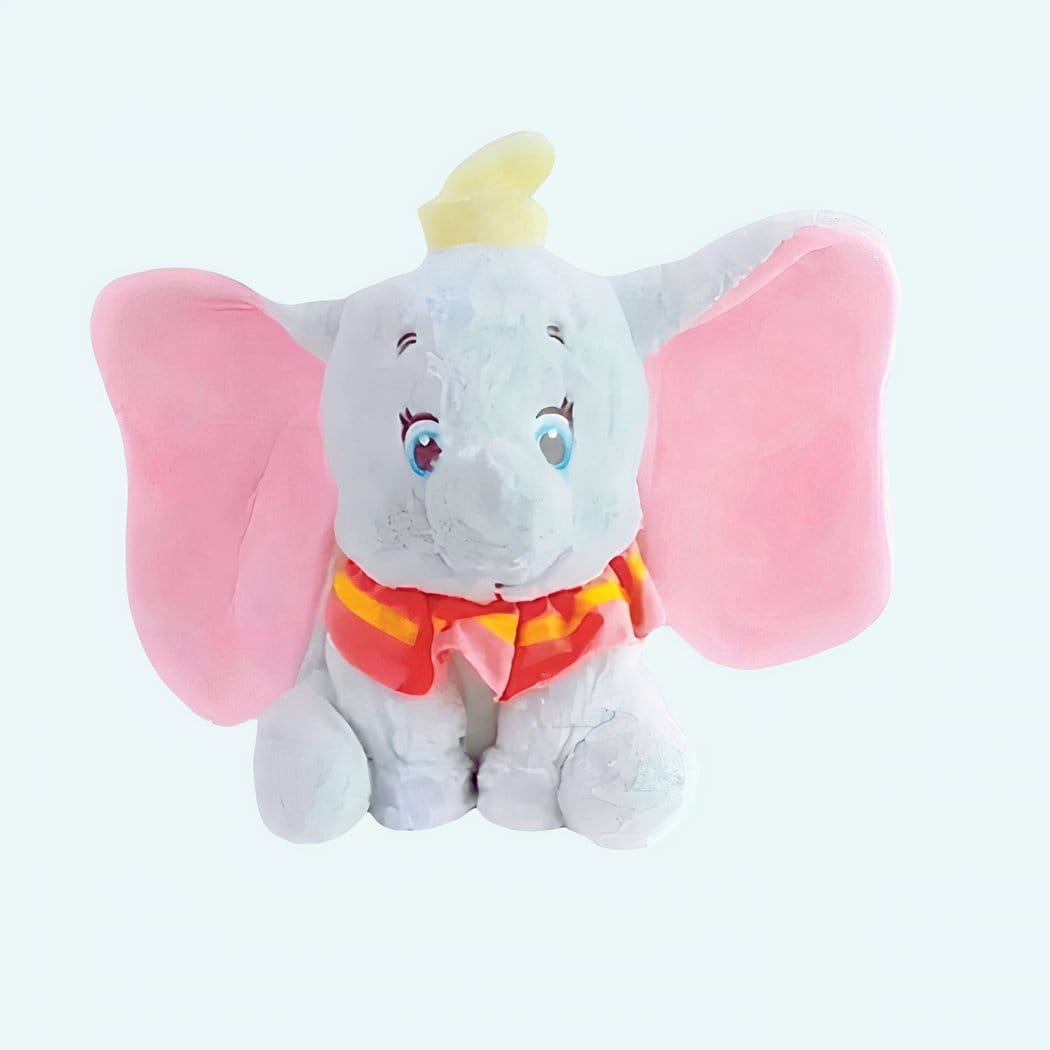 Knuffel Dumbo Grijs Zacht Pluche Met Grote Oren De Knuffel