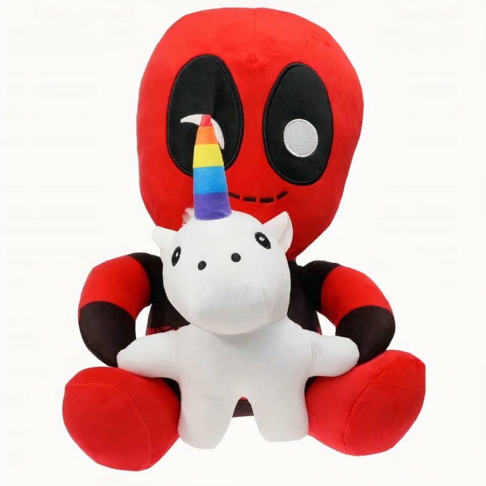 Knuffel Eenhoorn en Deadpool Ultra Zachte Katoen Pluche De Knuffel