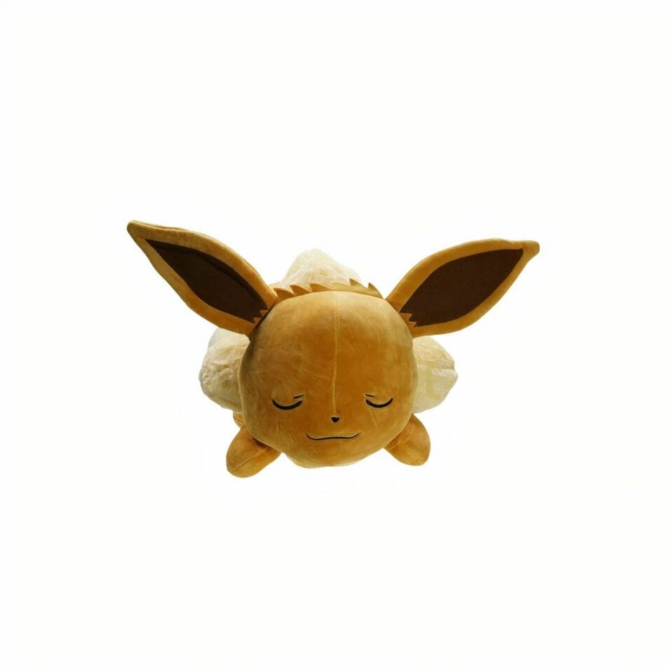 Knuffel Eevee Groot Slapend 50 cm Voor Kinderen De Knuffel