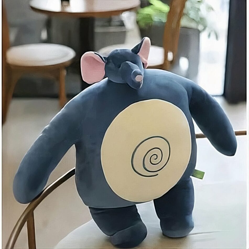 Knuffel Éléphant Dodu Met Zijdezachte Vacht En Trompe Van Stof De Knuffel