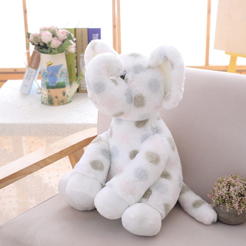 Knuffel Éléphant Kawaii Ultra Zachte Vacht Expressieve Ogen De Knuffel