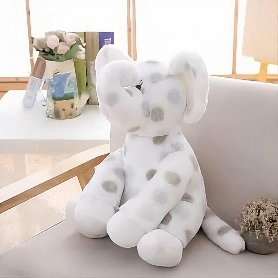 Knuffel Éléphant Kawaii Ultra Zachte Vacht Expressieve Ogen De Knuffel