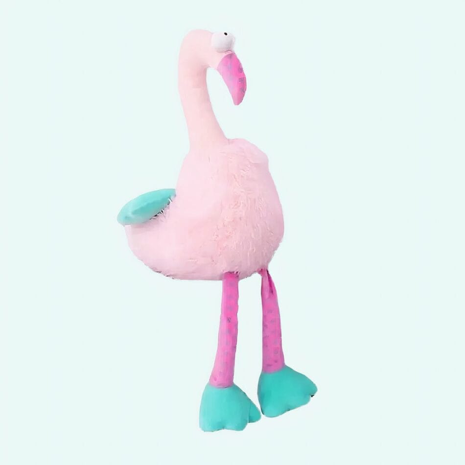 Knuffel Flamingo Roze Grappig Lief Met Grote Ogen De Knuffel