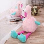 Knuffel Flamingo Roze Grappig Lief Met Grote Ogen De Knuffel