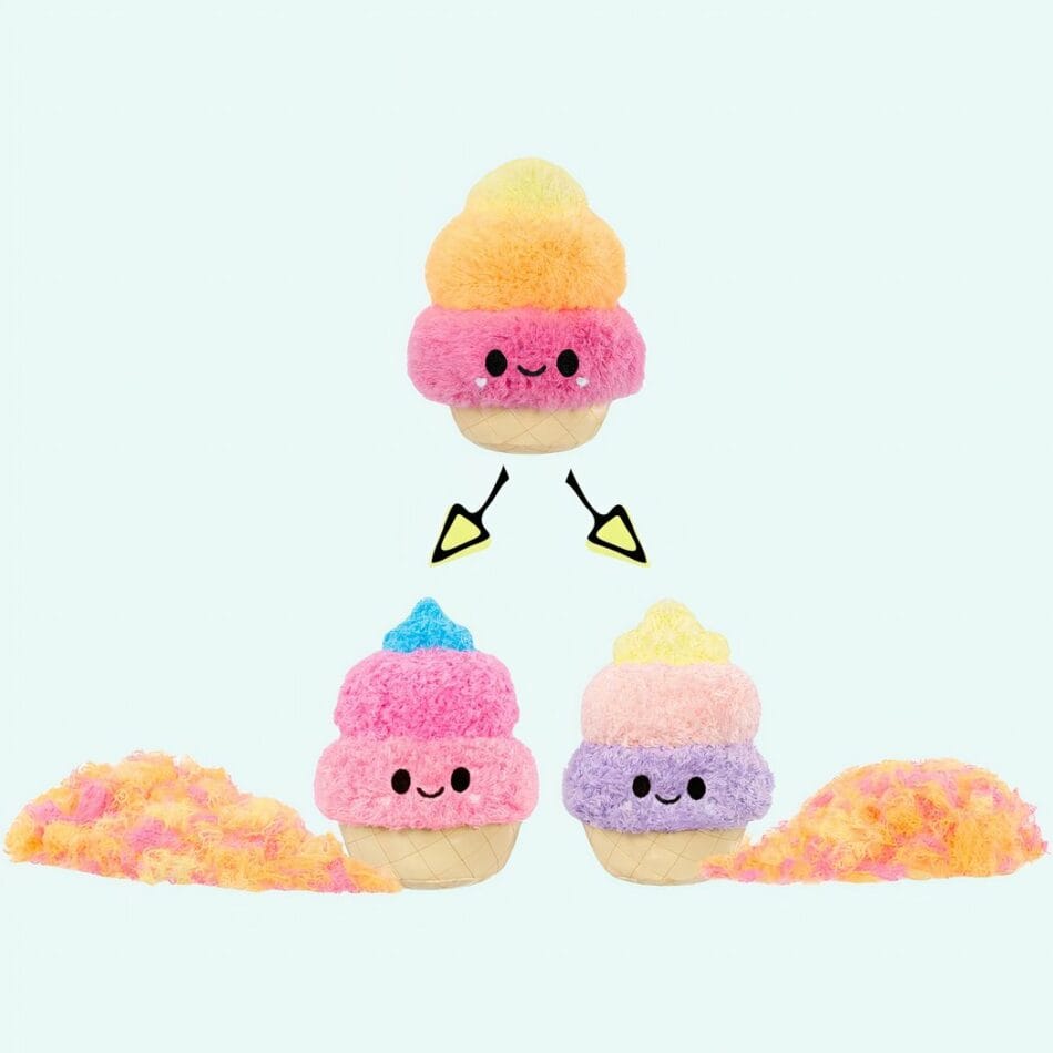 Knuffel Fluffie Stuffiez Cornet de Glace Verrassing De Knuffel