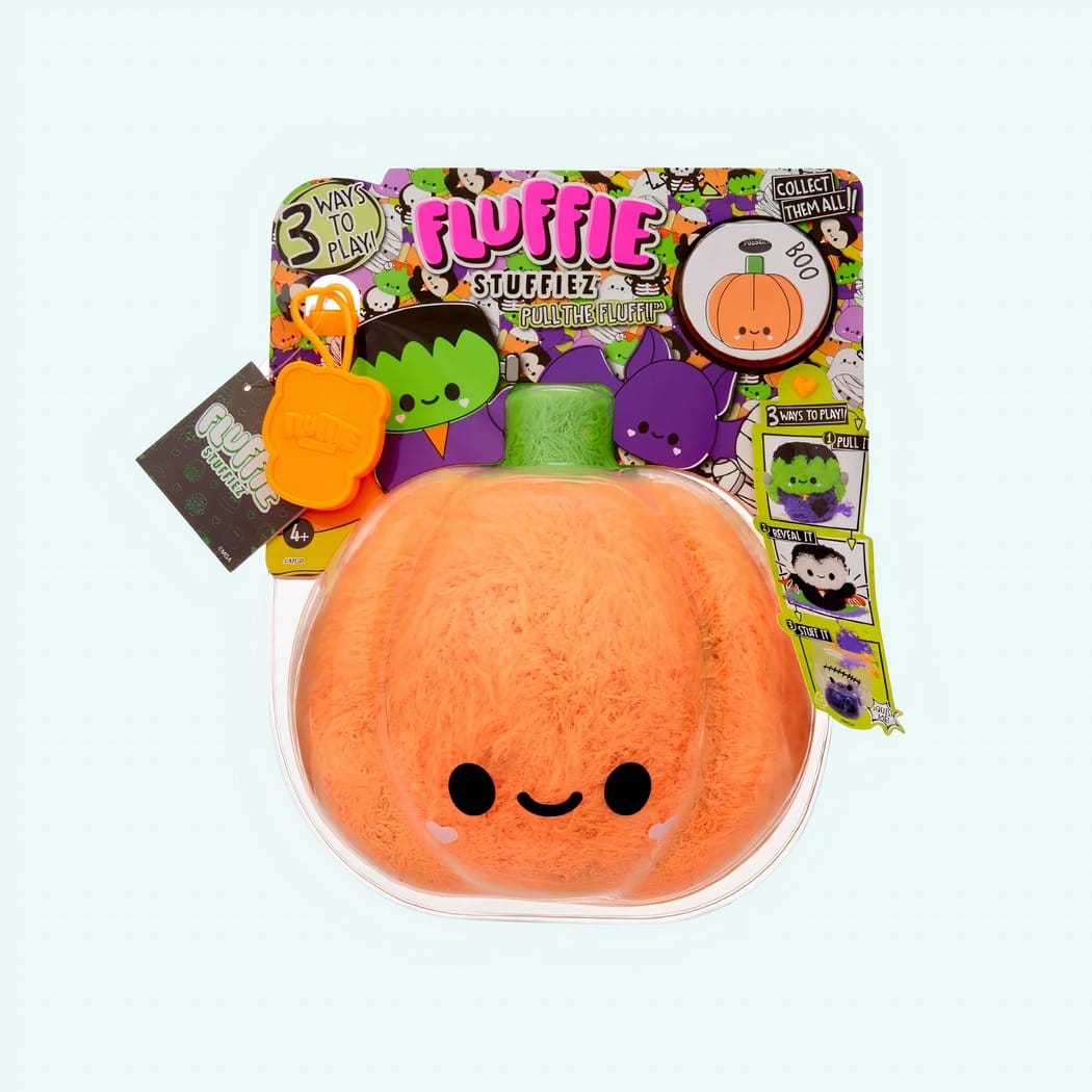 Knuffel Fluffie Stuffiez Editie Halloween Zachte Pompoen Spookknuffel De Knuffel Pompoen