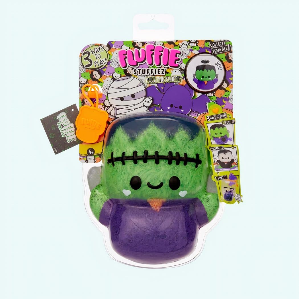 Knuffel Fluffie Stuffiez Editie Halloween Zachte Pompoen Spookknuffel De Knuffel Frankenstein
