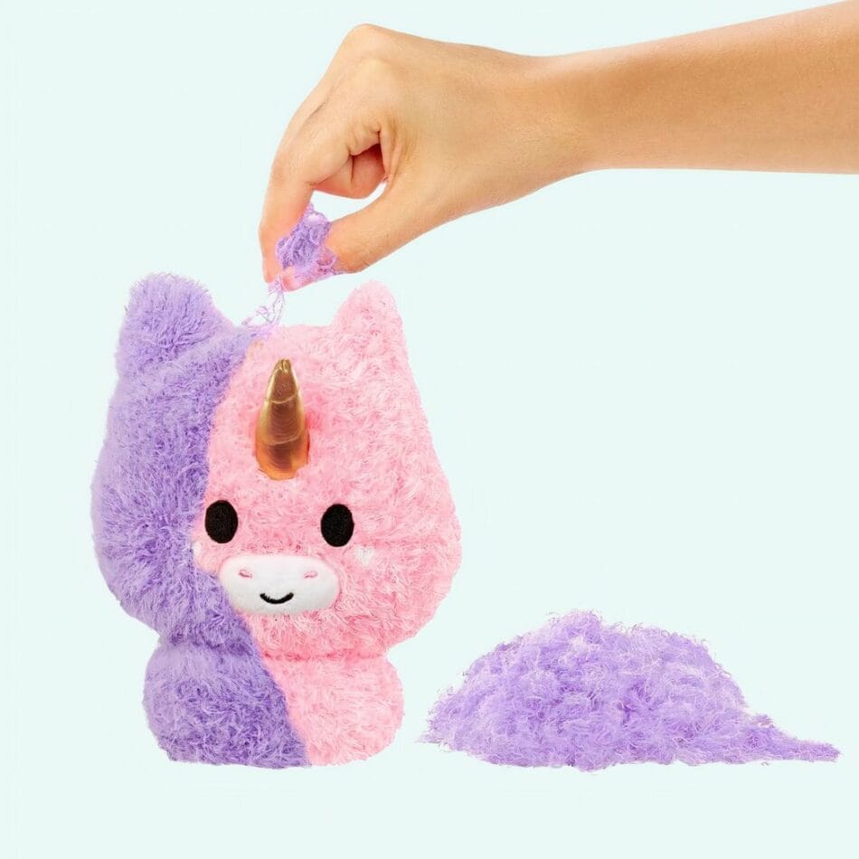 Knuffel Fluffie Stuffiez Eenhoorn Paars Transformerend De Knuffel