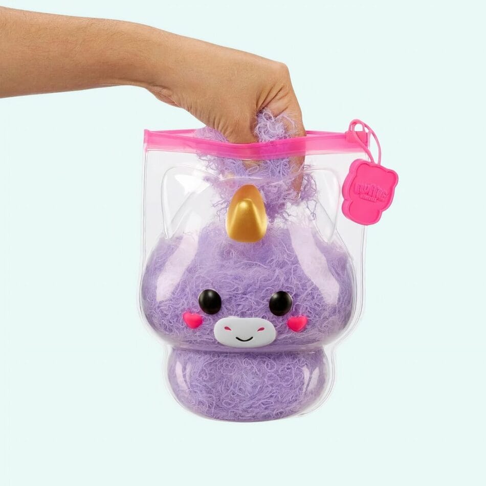 Knuffel Fluffie Stuffiez Eenhoorn Paars Transformerend De Knuffel