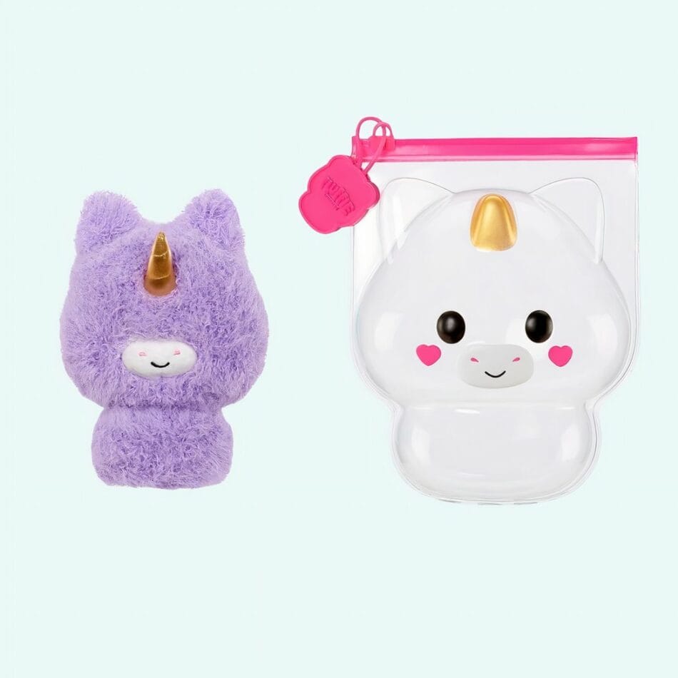 Knuffel Fluffie Stuffiez Eenhoorn Paars Transformerend De Knuffel