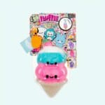 Knuffel Fluffie Stuffiez IJscone Roze en Blauw Zachte Pluche De Knuffel