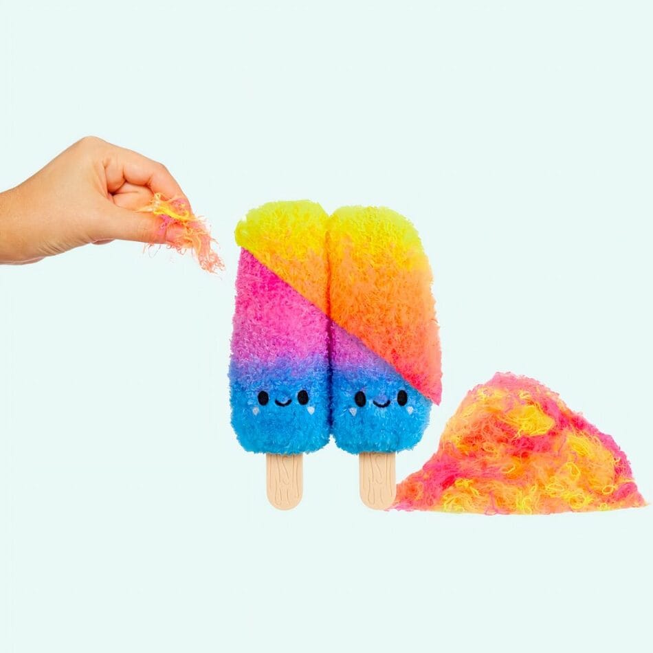 Knuffel Fluffie Stuffiez in IJsjevorm met Verrassingsvulling De Knuffel