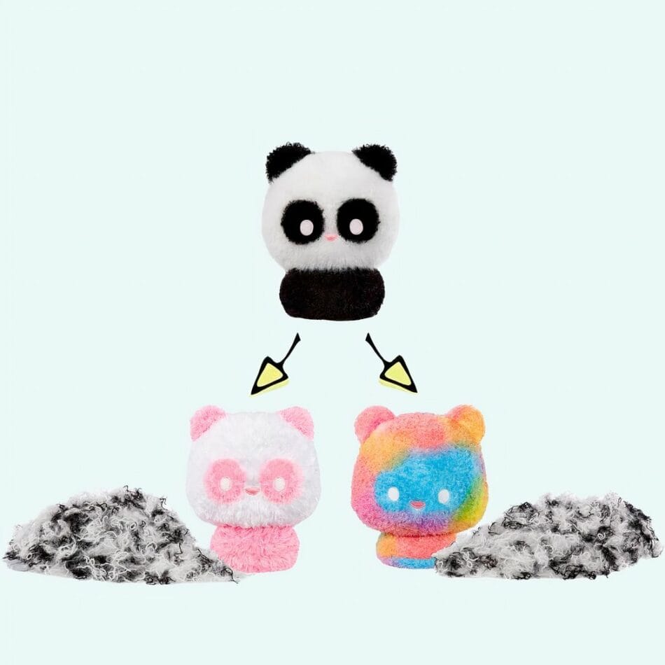 Knuffel Fluffie Stuffiez Panda Mignon Sensorische Belevenis De Knuffel