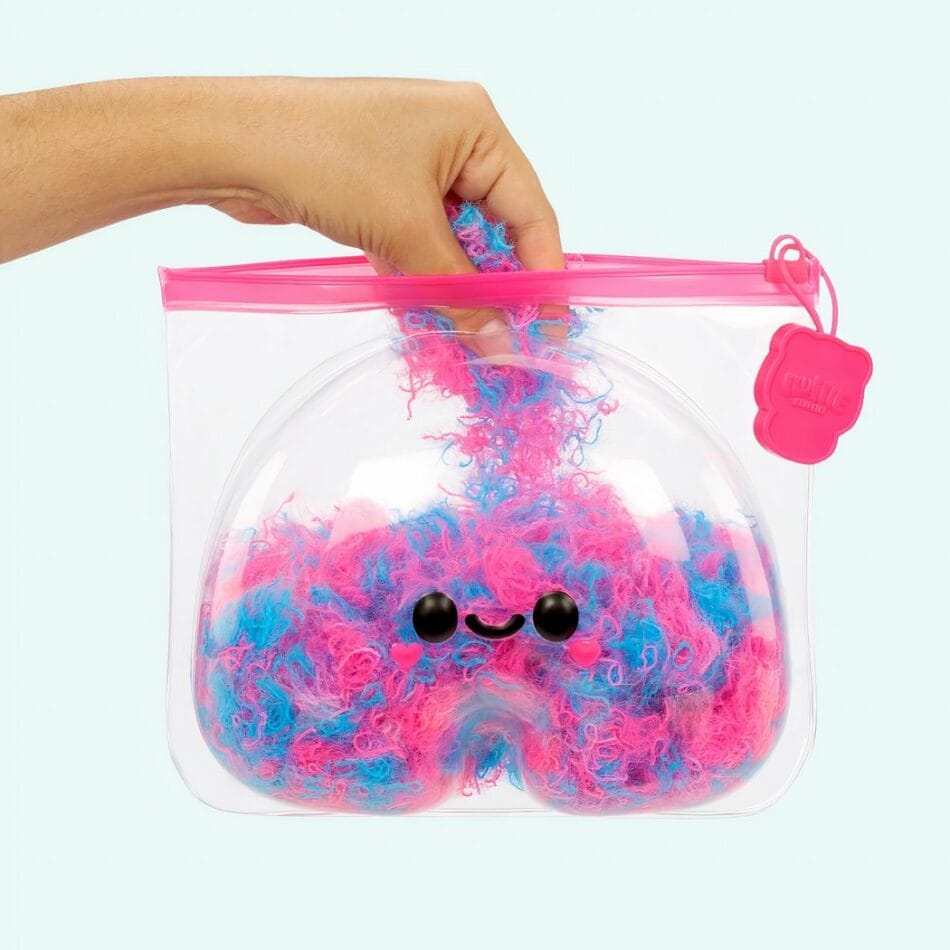 Knuffel Fluffie Stuffiez Regenboog Roze En Blauw Verrassing De Knuffel