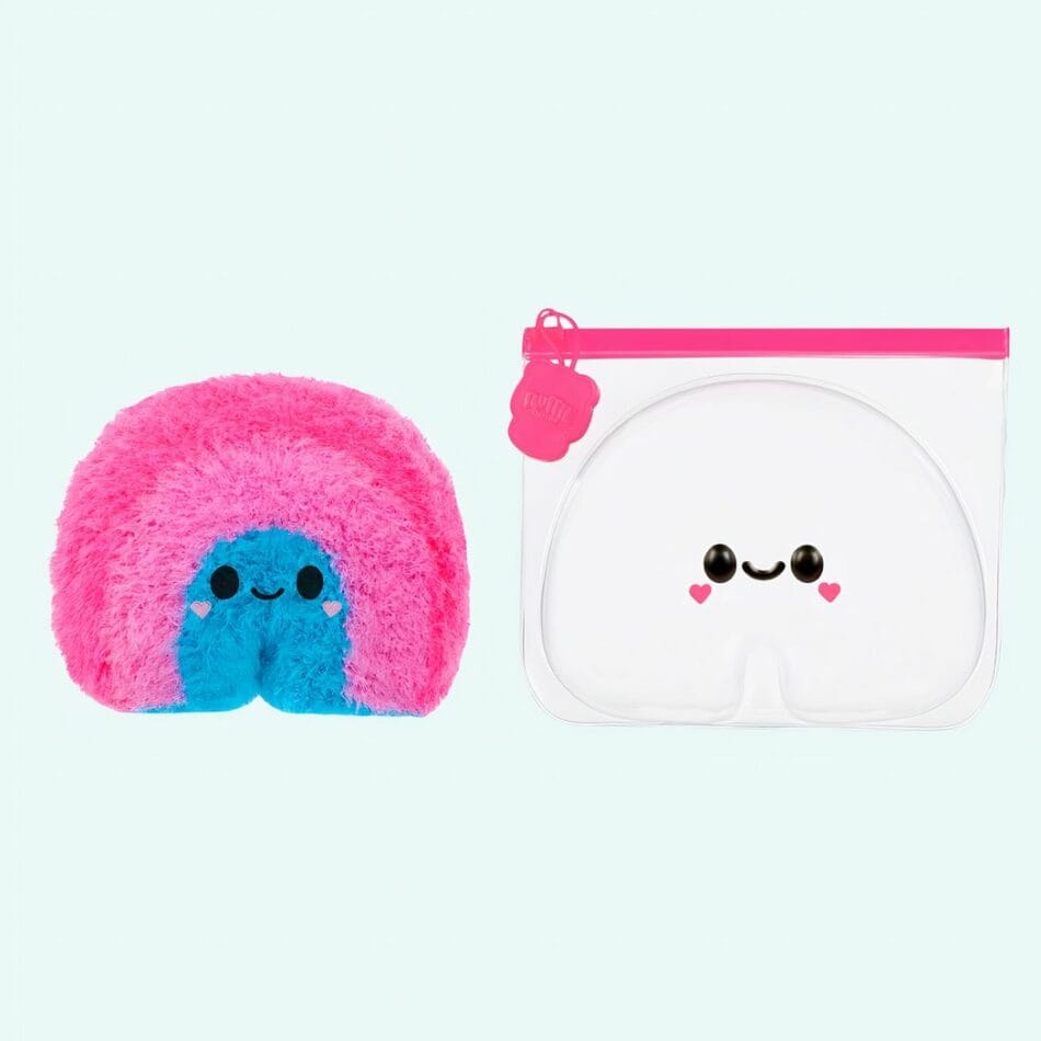 Knuffel Fluffie Stuffiez Regenboog Roze En Blauw Verrassing De Knuffel