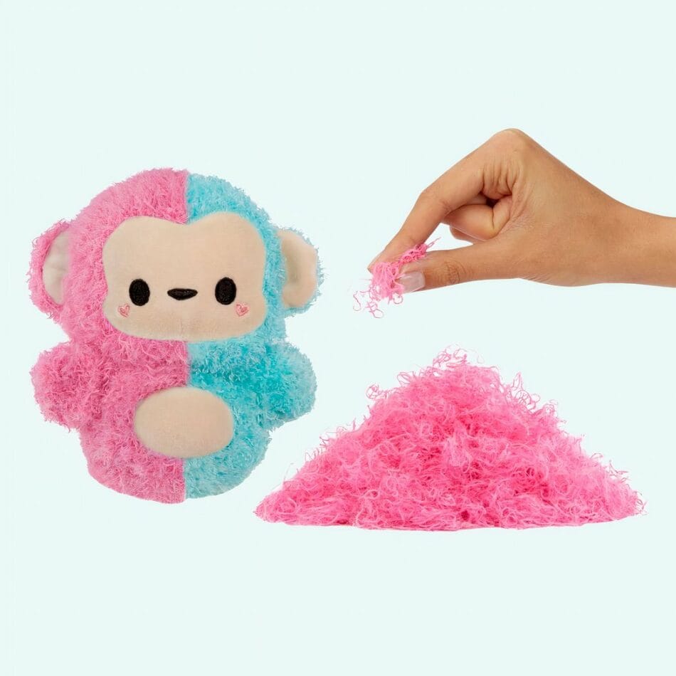 Knuffel Fluffie Stuffiez Roze Aapje Met Laagjesontdekking De Knuffel