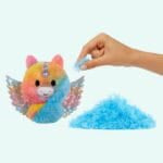 Knuffel Fluffie Stuffiez Unicorn Blauw met Transformatiemogelijkheid De Knuffel