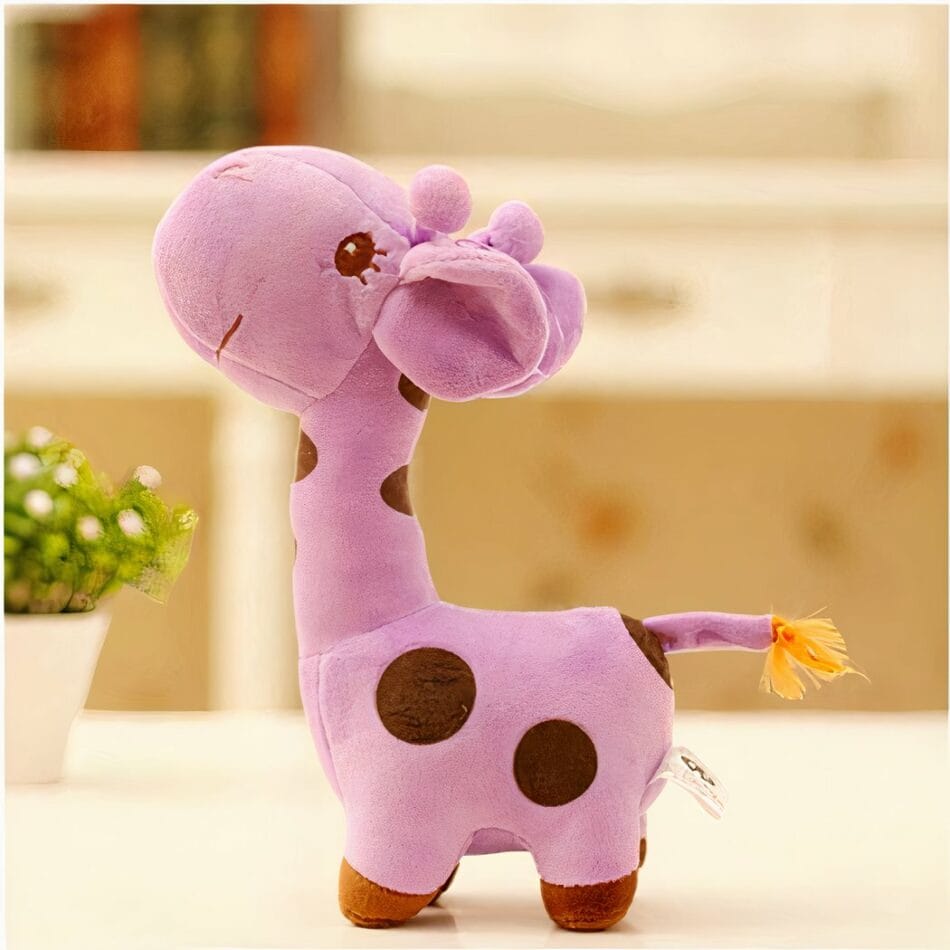 Knuffel Giraf Geel Superschattig Zacht Knuffelvriend De Knuffel