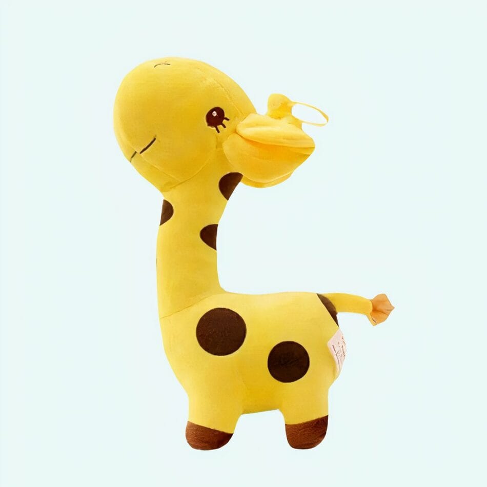 Knuffel Giraf Geel Superschattig Zacht Knuffelvriend De Knuffel