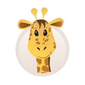 Knuffel Giraf Met Lange Hals En Grote Oren Speels De Knuffel