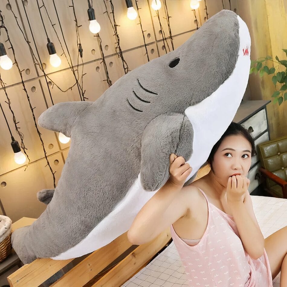 Knuffel Haai XXL van Zachte Pluche 120 cm De Knuffel