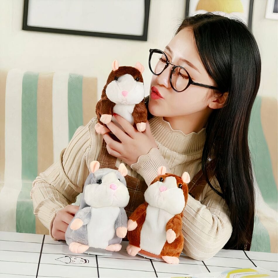 Knuffel Hamster Marron Chocolat Pratend Interactieve Knuffel De Knuffel