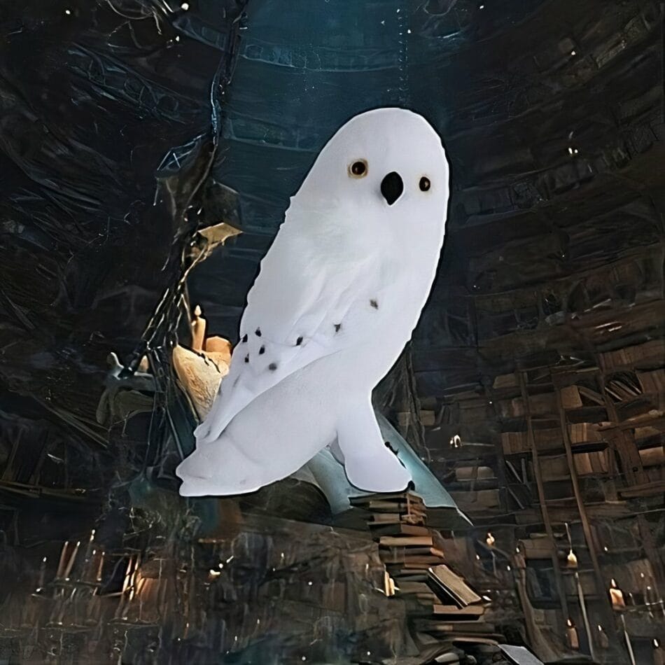 Knuffel Hedwig Harry Potter 18 cm Pluche Uil De Knuffel