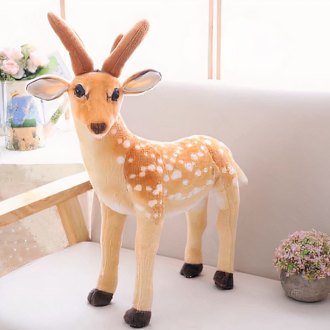 Knuffel Hert Schattig Zachte Pluche Met Lieve Ogen De Knuffel 50-cm