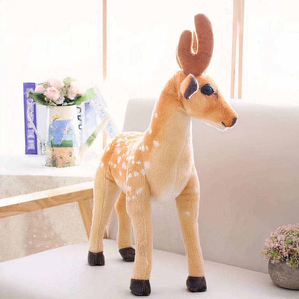 Knuffel Hert Schattig Zachte Pluche Met Lieve Ogen De Knuffel