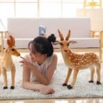 Knuffel Hert Schattig Zachte Pluche Met Lieve Ogen De Knuffel
