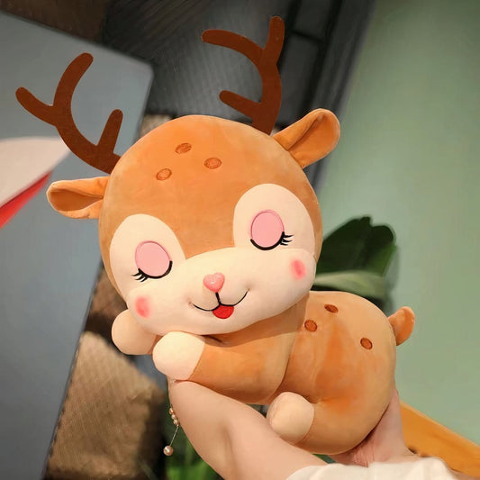 Knuffel Hert Slapende 40 cm Slaapknuffel Kinderen De Knuffel 20cm
