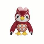 Knuffel Hibou Bordeaux Velours Zachte Wijs De Knuffel