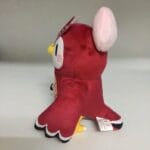 Knuffel Hibou Bordeaux Velours Zachte Wijs De Knuffel