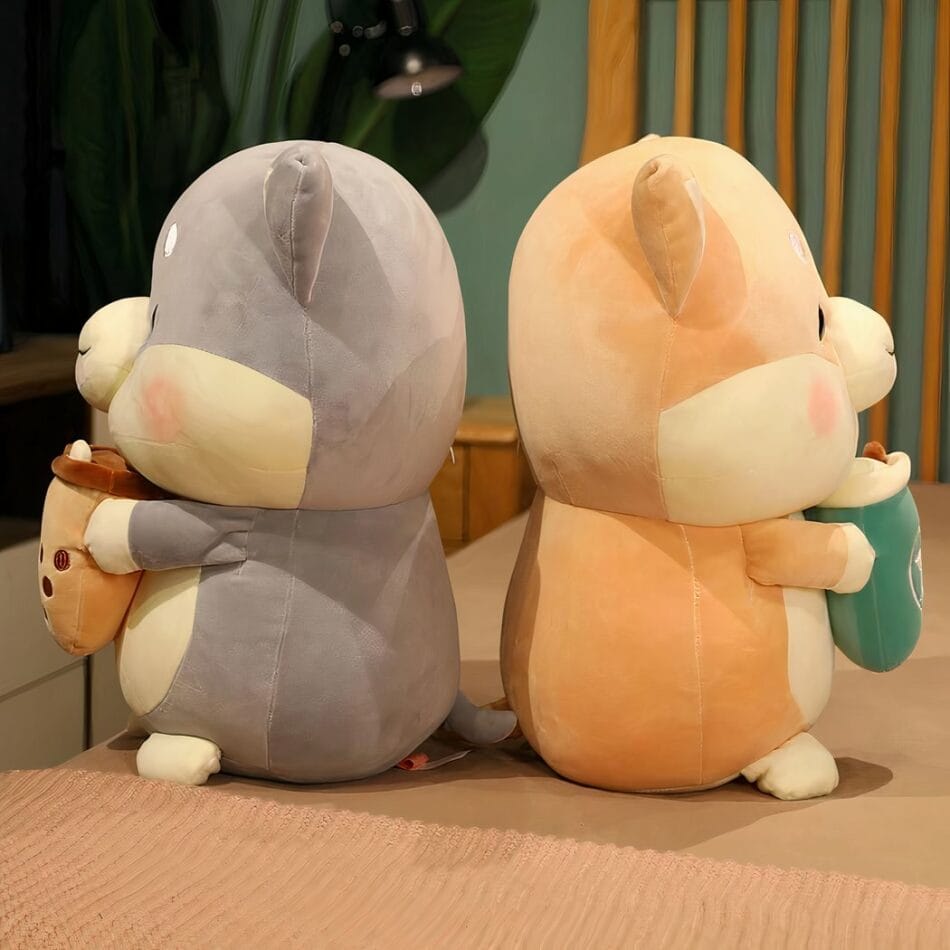Knuffel Hond Bubble Tea Zachte Pluche Knuffelvriend De Knuffel