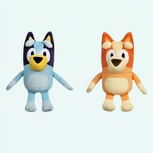 Knuffel Hond Marron Kawaii Met Gesloten Ogen En Slaapkussen De Knuffel